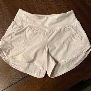 Lululemon Speed Up Short White